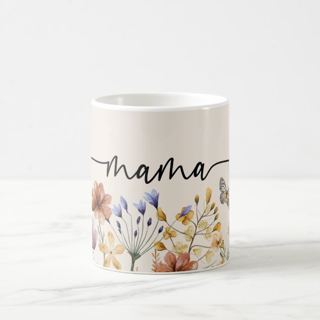 Boho WildblommMamma Kaffemugg (Center)