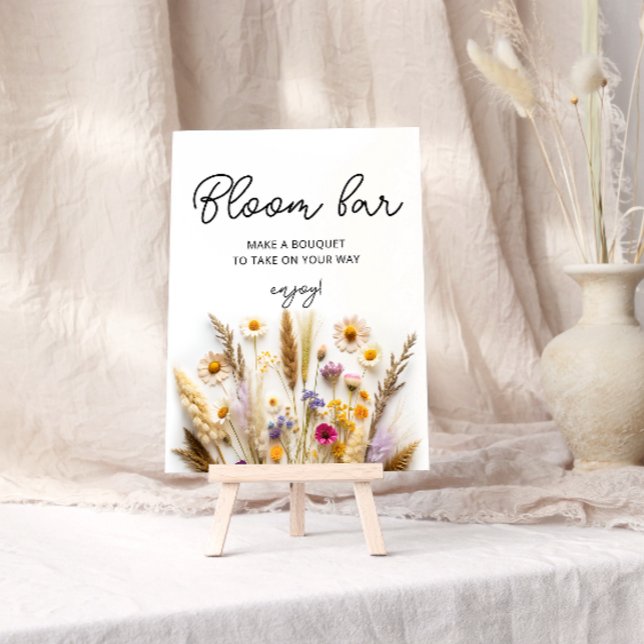 Boho Wildblommor Bloom eller Flower Pub Poster (Skapare uppladdad)