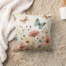 Boho Wildblommor & butterflies