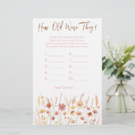 Boho Wildblommor hur gamla de var vid vilt