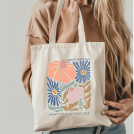 Boho Wildblommor med inspirationsoffert Tygkasse