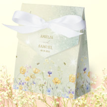 Boho Wildblomrustic Green Wedding