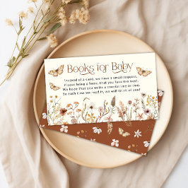 Boho Wildbloms Bokar för begäran Baby Tilläggskort