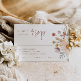 Boho Wildbloms Fall Wedding OSA kort