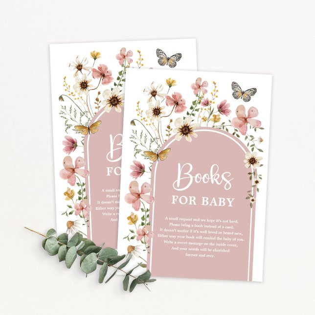 Boho  Wildbloms Meadow Bokar för Flicka Tilläggskort (Skapare uppladdad)