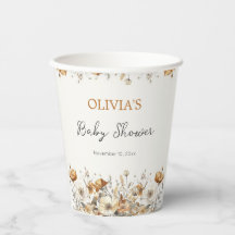 Boho Wildbloms Pappra babyskor Kopp