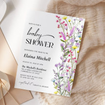 Boho Wildblomsterbabyskor Blommigten Vattenfärg
