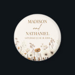 Boho WildblomVild Flower Blommigt Garden Wedding Magnet<br><div class="desc">Det här är Boho Wildbloms Vild Flower Blommigt Garden Wedding Magnets!</div>