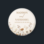 Boho WildblomVild Flower Blommigt Garden Wedding Magnet<br><div class="desc">Det här är Boho Wildbloms Vild Flower Blommigt Garden Wedding Magnets!</div>