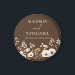 Boho WildblomVild Flower Blommigt Garden Wedding Magnet<br><div class="desc">Det här är Boho Wildbloms Vild Flower Blommigt Garden Wedding Magnets!</div>