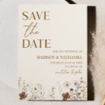 Boho WildblomVild Flower Blommigt Garden Wedding Spara Datumet<br><div class="desc">Det här är en Boho Wildbloms Vild Flower Blommigt Garden Wedding Save Date Card!</div>