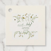 Boho Wildflower Baby i Knopp Baby Shower