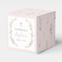 Boho Wildflower Blommig Flickas Dop