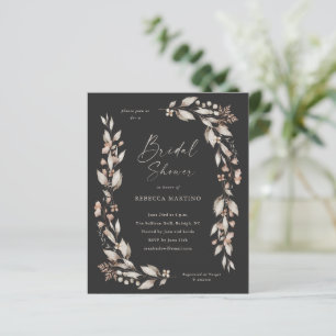 Boho Wildflower Budget Bröllopsfestinladningar