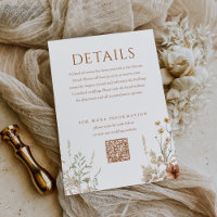 Boho Wildflower Fjäril Blommig Bröllopsdetaljer