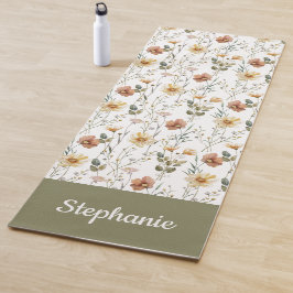 Boho Wildflower Watercolor Custom Name