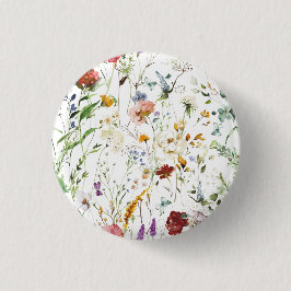 Boho Wildflower Watercolor Spring  Flower Knapp