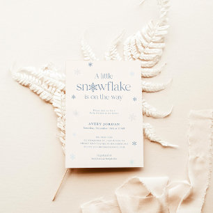 Boho Winter Baby Shower Flummel Wonderland Inbjudningar