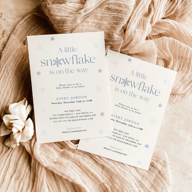 Boho Winter Baby Shower | Flummel Wonderland Inbjudningar (Skapare uppladdad)