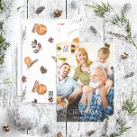 Boho Winter Citrus God jul Script Photo Ho Julkort<br><div class="desc">Tittar du ett vackert och unikt helgdag-kort som ska skickas till dina vänner och familj i år? Titta bara på vårt Boho Winter Citrus God jul-skript Photo Helgdag Card! Det här enkla kortet och eleganten har din favoritbild i utfallet mitt till mörk, överdragen med God jul i en populär, vit,...</div>