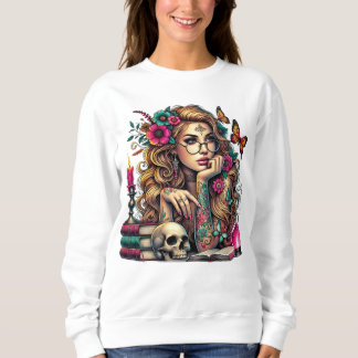 Boho Witch med Bokar, Gift för henne T Shirt