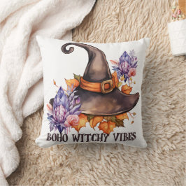 Boho Witchy Vibes Halloween Kudde