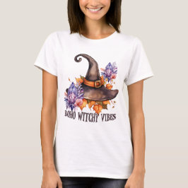 Boho Witchy Vibes Halloween T Shirt