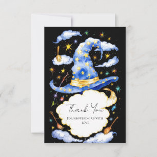 Boho Wizard Hat Baby Shower Tack Kort