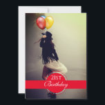 Boho Woman in Hat Balloons 21:a födelsedagen Party Inbjudningar<br><div class="desc">En unik snyggt-kvinna i hatten och fingrad boho jacka med ballonger,  21:a födelsedagspressens inbjudan. För den individualist som tycker om att stå upp. Du kan använda den här bilden eller ta bort bilden och ballongen och ladda upp ett eget foto.</div>