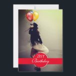 Boho Woman in Hat Balloons 21:a födelsedagen Party Inbjudningar<br><div class="desc">En unik snyggt-kvinna i hatten och fingrad boho jacka med ballonger,  21:a födelsedagspressens inbjudan. För den individualist som tycker om att stå upp. Du kan använda den här bilden eller ta bort bilden och ballongen och ladda upp ett eget foto.</div>