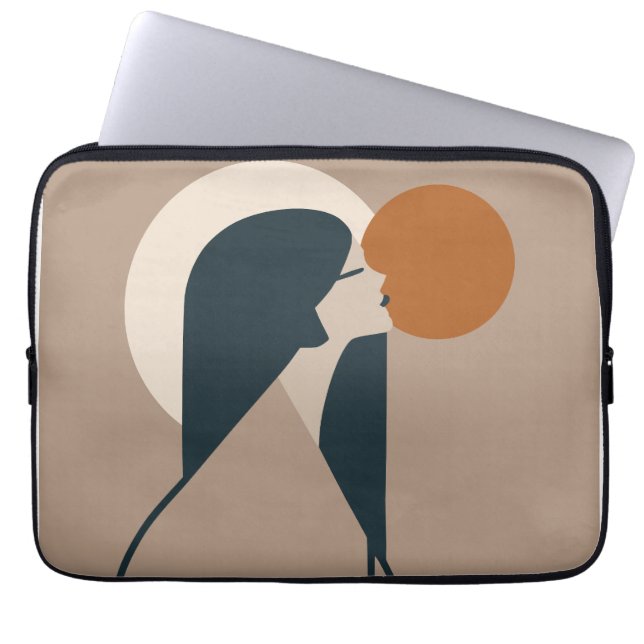 Boho Woman Sol Laptop Fodral (Framsidan)