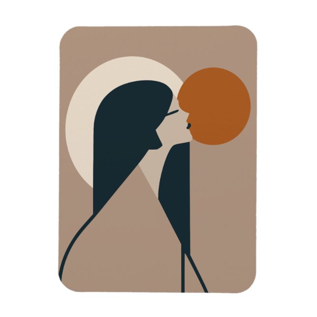 Boho Woman Sol Magnet (Vertikal)