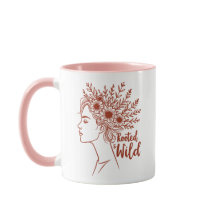 Boho Woman Wildblomhair Botanical Female