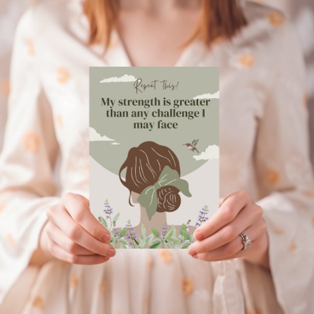 Boho Women Empowertive Positive Affirmation Cards (Girl power affirmation cards)