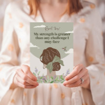 Boho Women Empowertive Positive Affirmation Cards