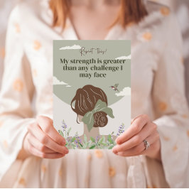 Boho Women Empowertive Positive Affirmation Cards