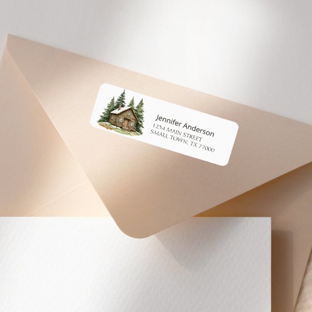 Boho Woodland Animals Baby Shower Adress Returadress Etikett (Skapare uppladdad)