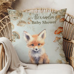 Boho Woodland Baby Shower Kudde<br><div class="desc">Förbättra den mysiga ambitionen med din babydusch med vår Butterfly Mushroom Woodland Nature Baby Shower Dekorativ kudde. Denna vackra kudde har en viskartad design som inspireras av den fantastiska skogen, som är försedd med delikata fjärilar, charmande svampar och lush grey. Perfekt för att lägga till ett litet träsk till era...</div>