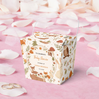 Boho Woodland Baby Shower | Rustic Forest Animals Presentaskar