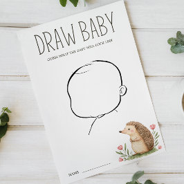 Boho Woodland Djur Baby Shower Rita Baby Lek Flygblad