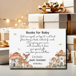 Boho Woodland Forest Animals Baby Shower Tilläggskort