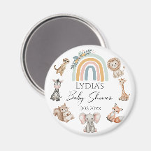 Boho Woodland Jungle Animals Baby Shower