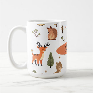 Boho Woodland Personlig Kaffemugg