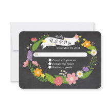 Boho Woodland Wandan på Chalkboard Bröllop