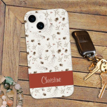 Boho Woodland Winterberry-mönster