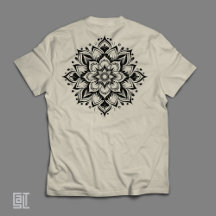 Boho Zen Mandala Intrikat Blommotiv Helig Geometri