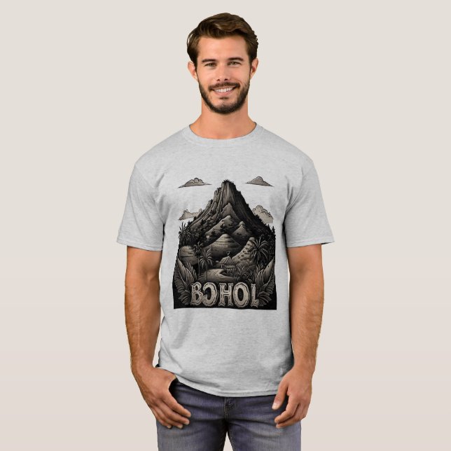 Bohol Chocolate Hills T-Shirt (Hel framsida)