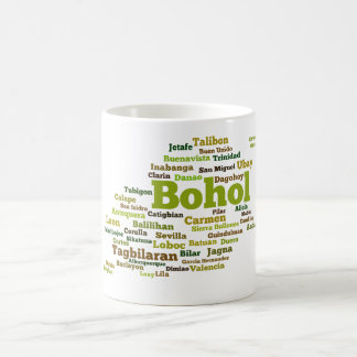 Bohol Geographic Wordcloud Mug Kaffemugg