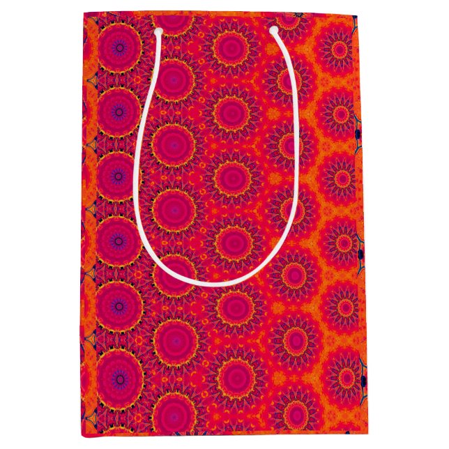 Bohos geometriska presentemballering papper. (Framsidan)