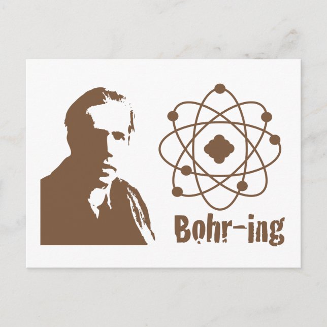 Bohr-ing Vykort (Framsida)